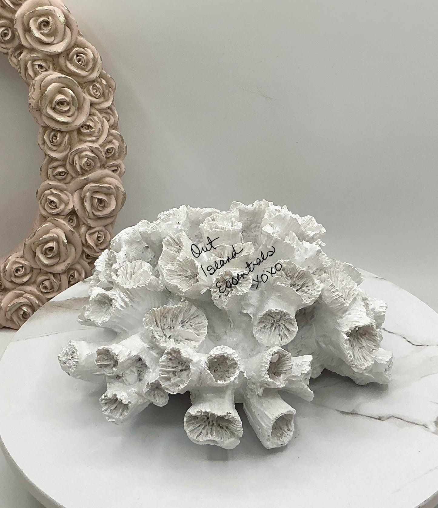 Faux White Tube Coral, Eco Friendly Coral, Faux White Coral Decor