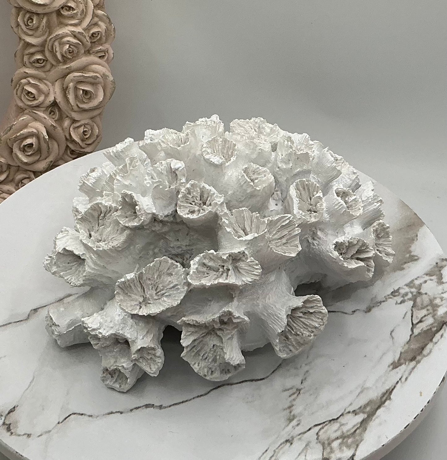 Faux White Tube Coral, Eco Friendly Coral, Faux White Coral Decor
