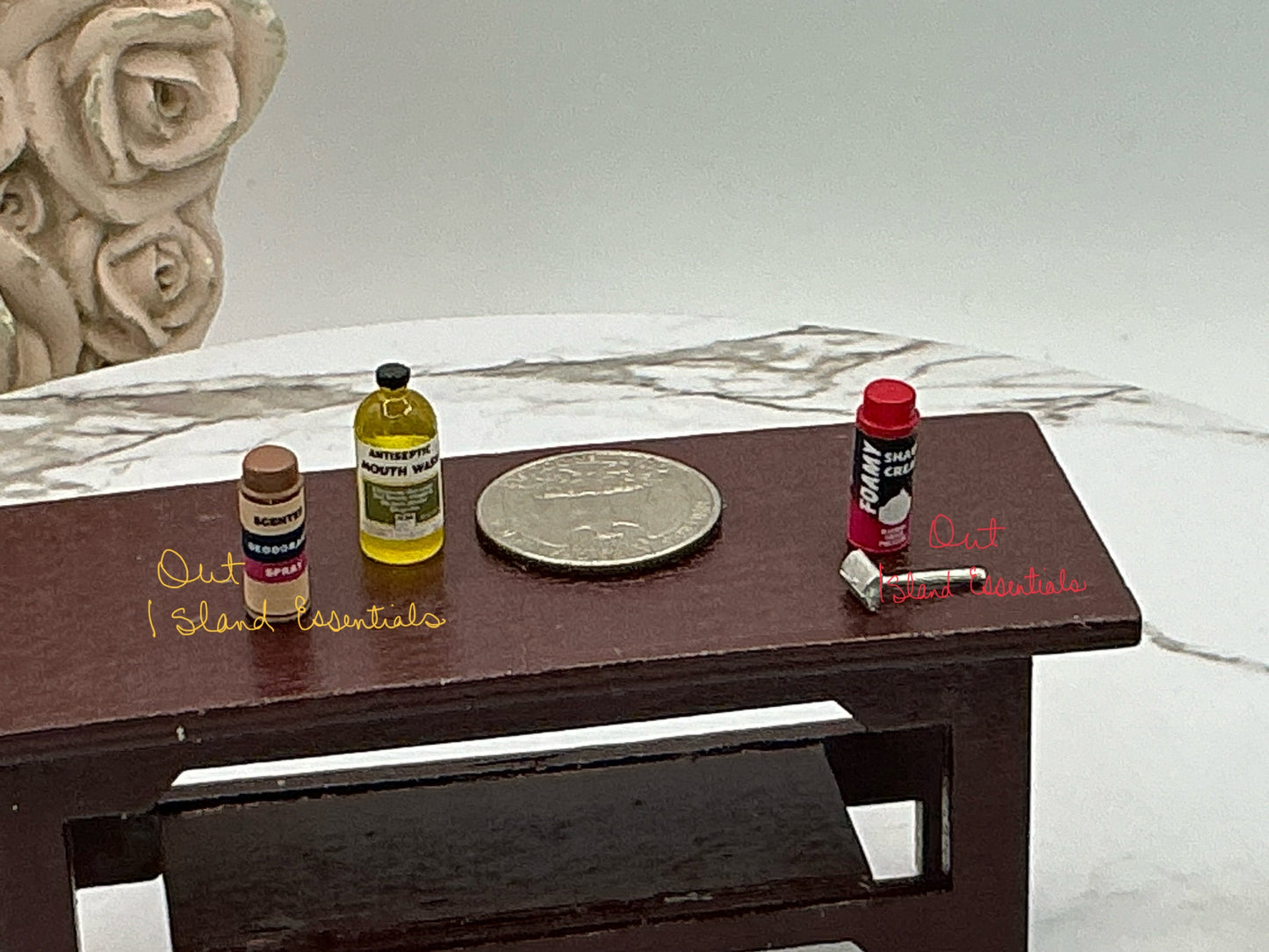 Miniature Shaving Cream I Miniature 1:12 Scale Bathroom Accessories I Miniature 1 12 Scale Foaming Shaving Cream