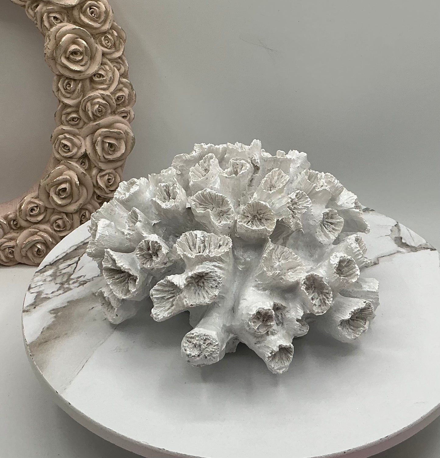 Faux White Tube Coral, Eco Friendly Coral, Faux White Coral Decor
