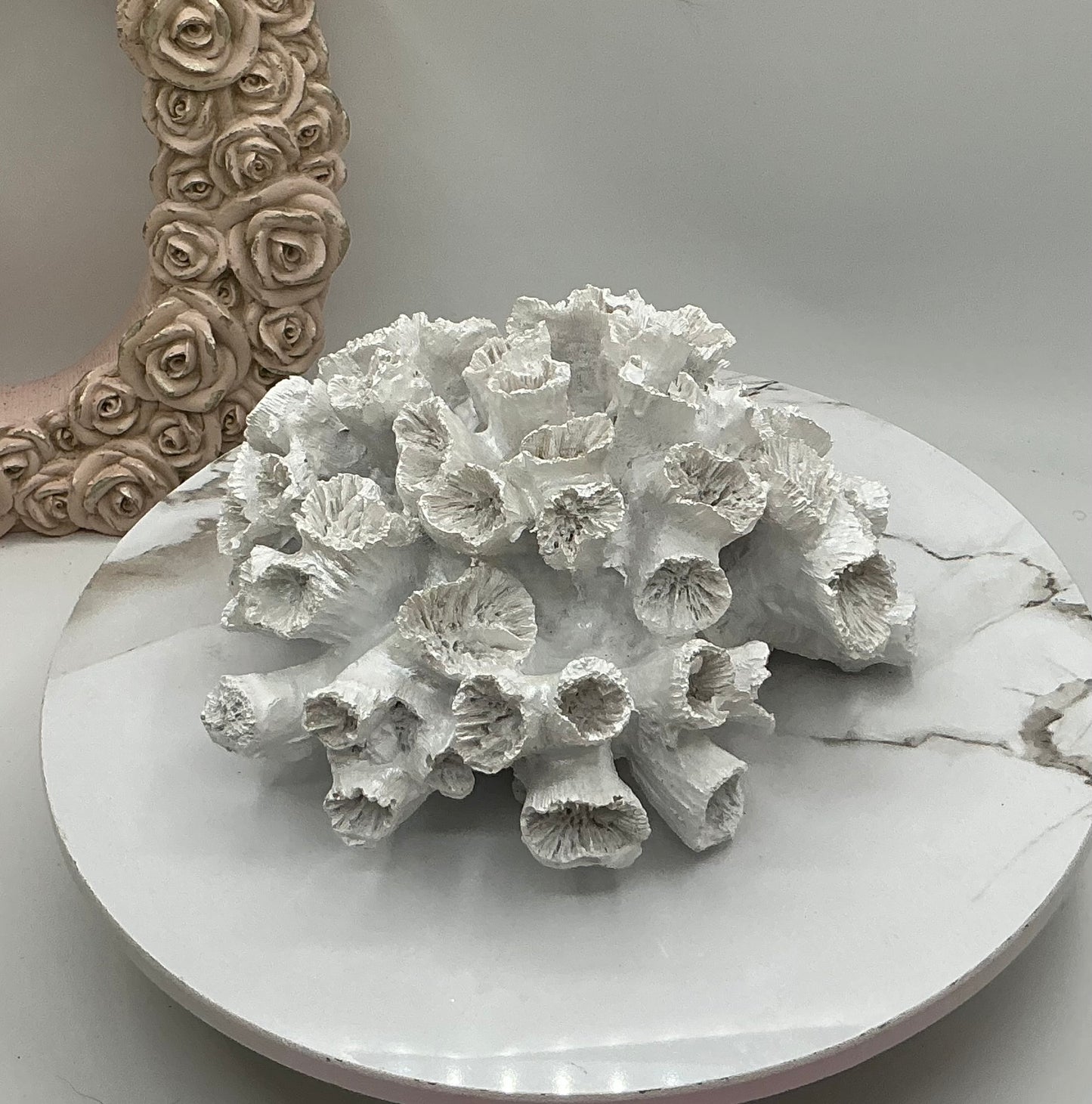 Faux White Tube Coral, Eco Friendly Coral, Faux White Coral Decor