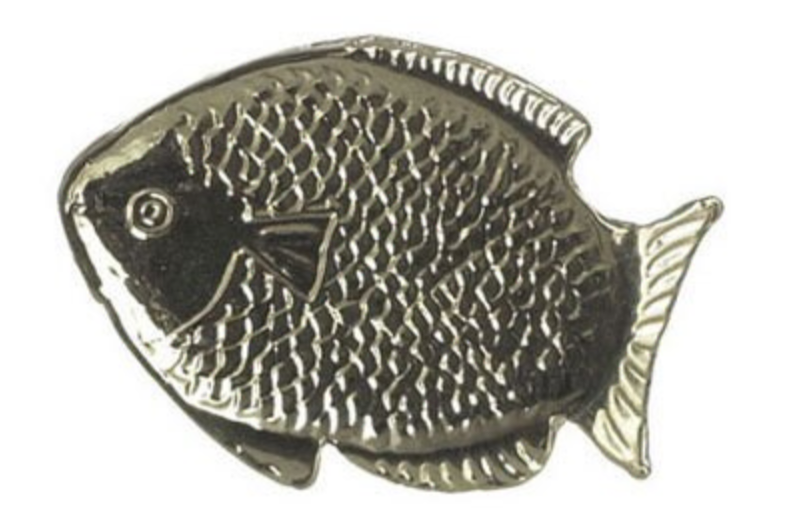 Miniature Fish Platter I Miniature Dollhouse Entertaining I Miniature Sliver Tray I Dollhouse Miniature Accessories I 1 12 Scale Tray