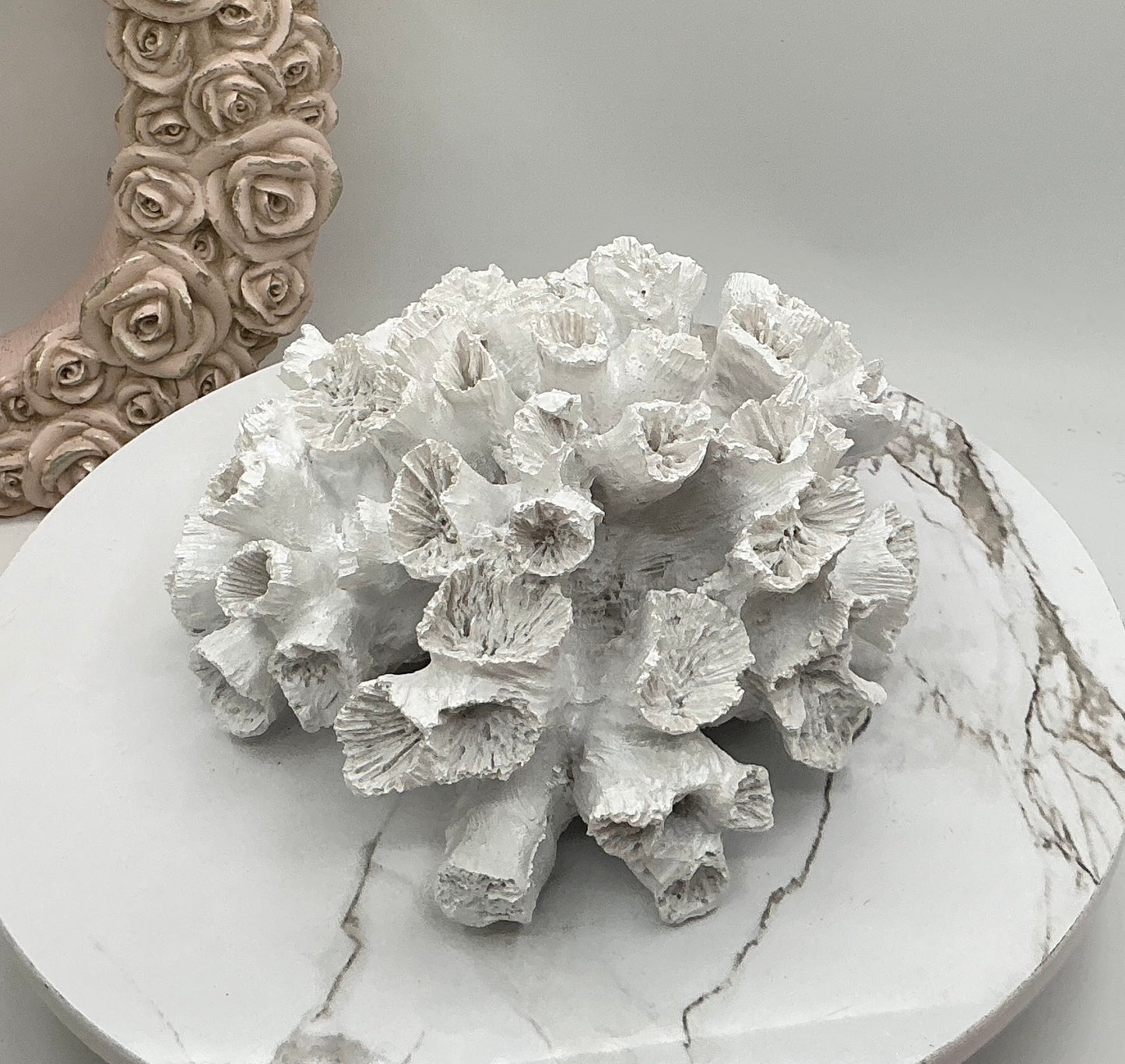 Faux White Tube Coral, Eco Friendly Coral, Faux White Coral Decor