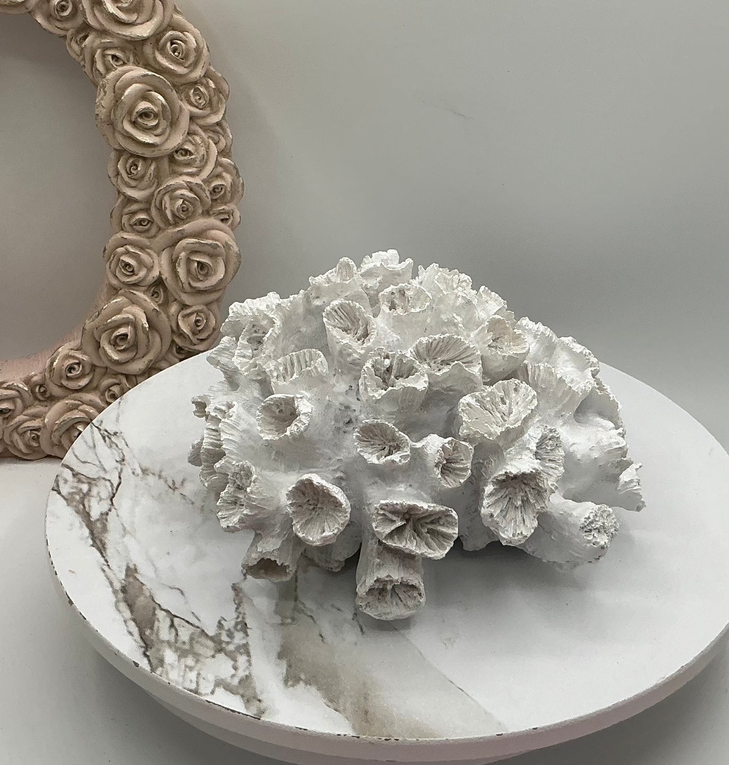 Faux White Tube Coral, Eco Friendly Coral, Faux White Coral Decor