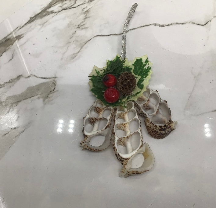 Coastal Simplicity Ornaments With Holly Berries And Pinecones I Coastal Filler Ornaments I Accent Ornaments
