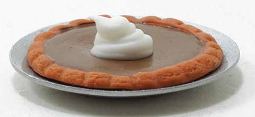 Miniature Pumpkin Pie With Cool Whip I Miniature Doll Thanksgiving I 1:12 Scale