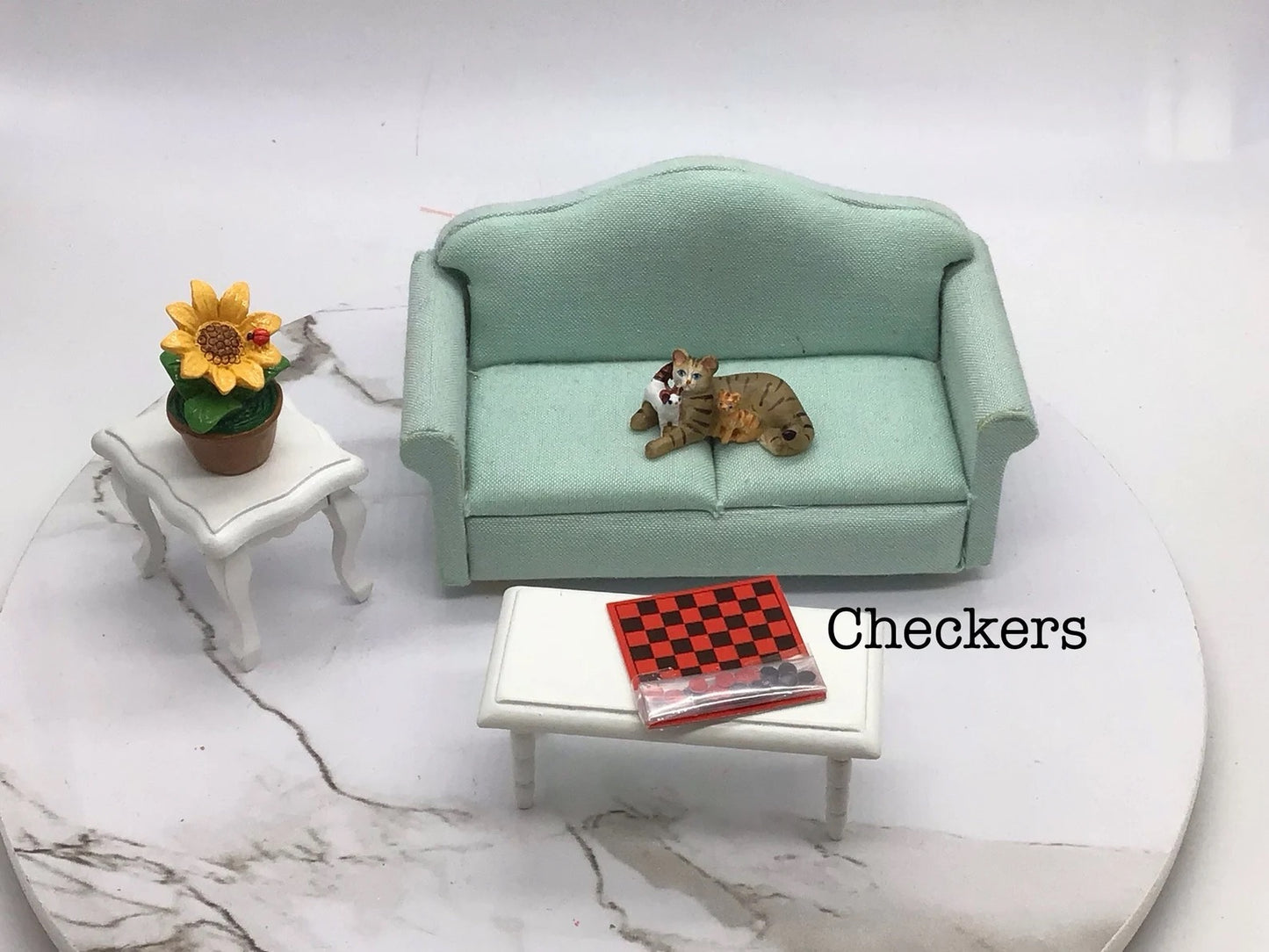 Miniature Family Game Night I Miniature Table Games I Dollhouse Miniature Summer Games I Dollhouse 1:12 Scale Games I BOXES ONLY