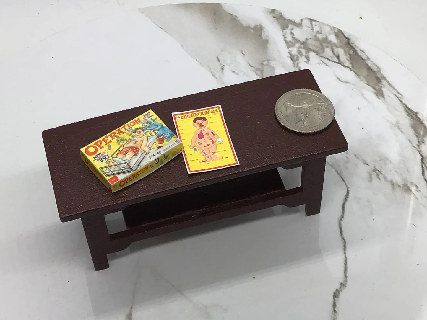Miniature Family Game Night I Miniature Table Games I Dollhouse Miniature Summer Games I Dollhouse 1:12 Scale Games I BOXES ONLY
