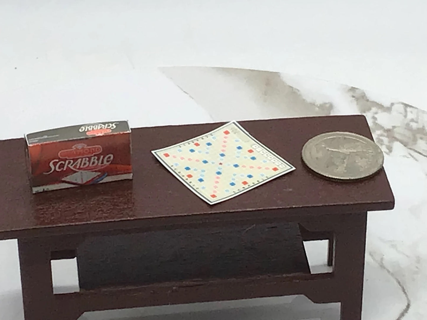 Miniature Family Game Night I Miniature Table Games I Dollhouse Miniature Summer Games I Dollhouse 1:12 Scale Games I BOXES ONLY