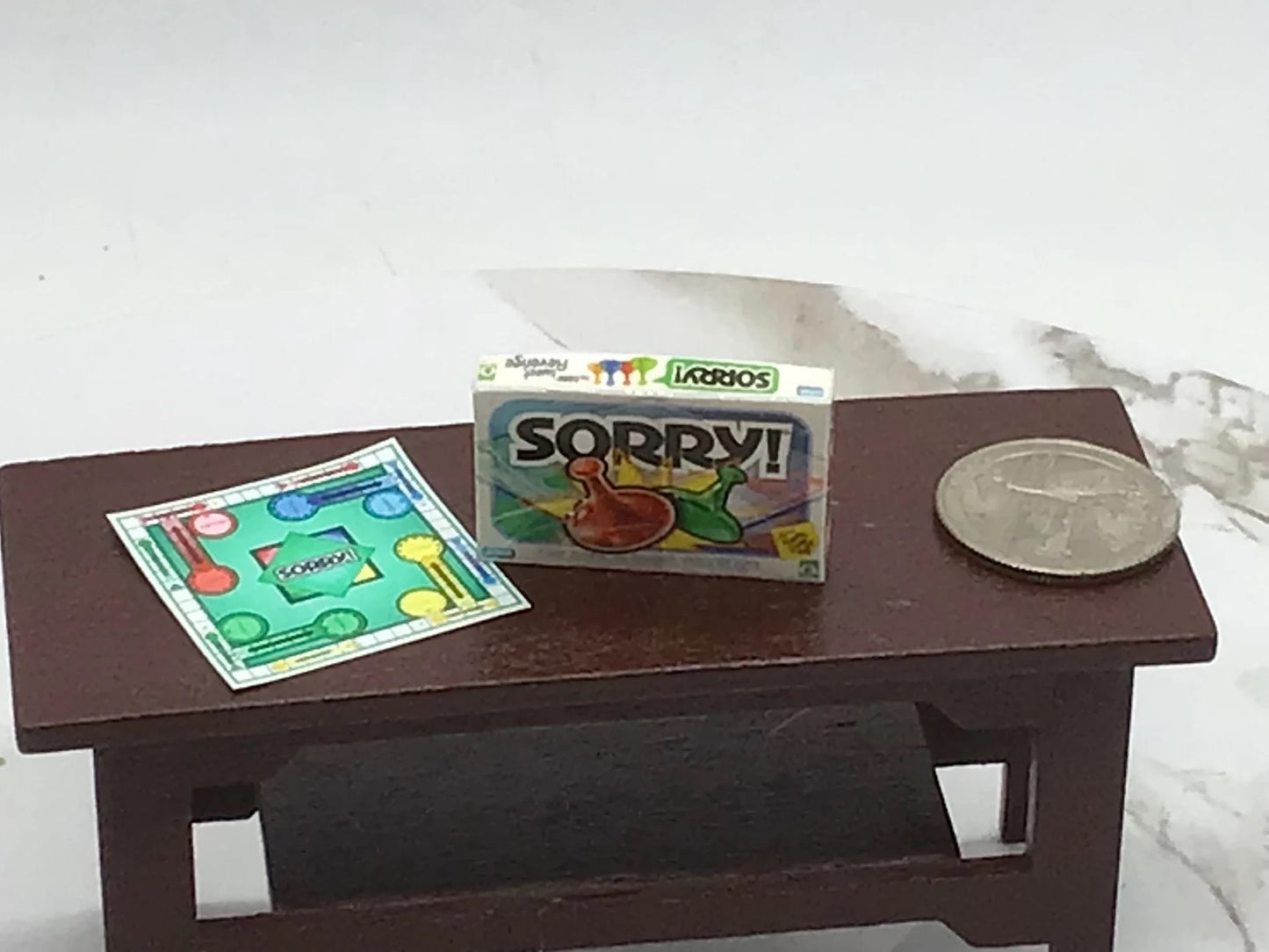 Miniature Family Game Night I Miniature Table Games I Dollhouse Miniature Summer Games I Dollhouse 1:12 Scale Games I BOXES ONLY