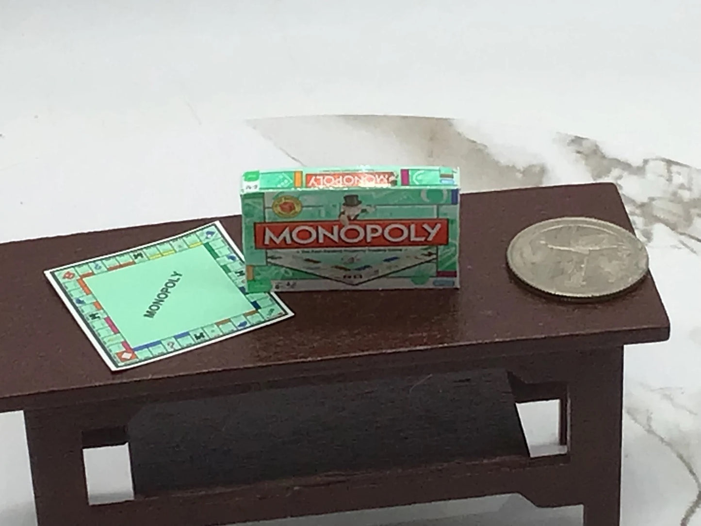 Miniature Family Game Night I Miniature Table Games I Dollhouse Miniature Summer Games I Dollhouse 1:12 Scale Games I BOXES ONLY