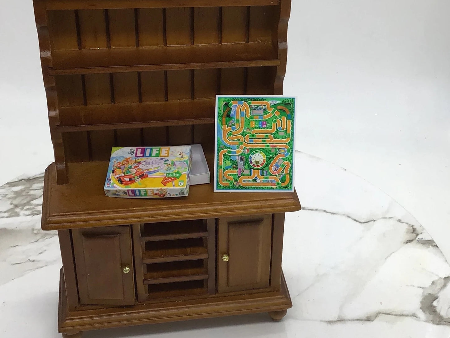 Miniature Family Game Night I Miniature Table Games I Dollhouse Miniature Summer Games I Dollhouse 1:12 Scale Games I BOXES ONLY