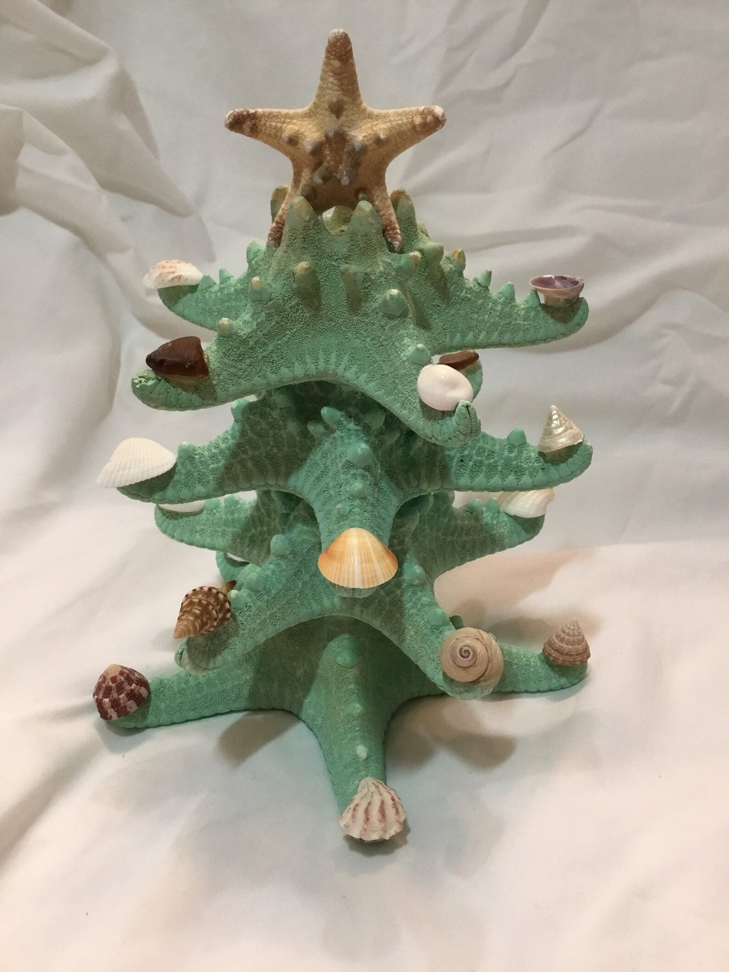 Starfish Christmas Tree Decoration I Starfish Beach Christmas Tree I Table Top Christmas Tree