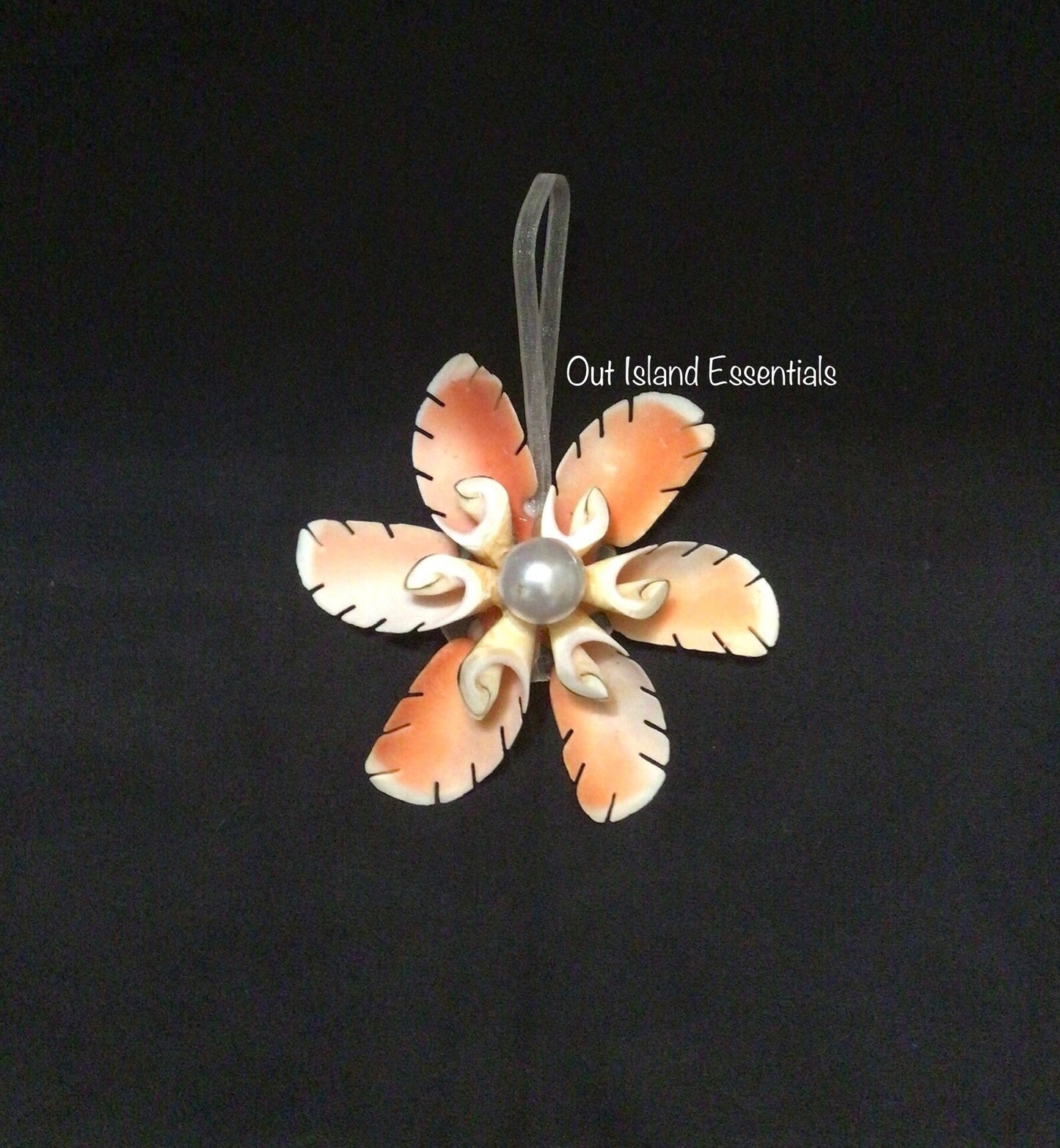 Snowflake Luai | Seashell Ornament | Seashell Christmas Ornament | Handmade Ornament