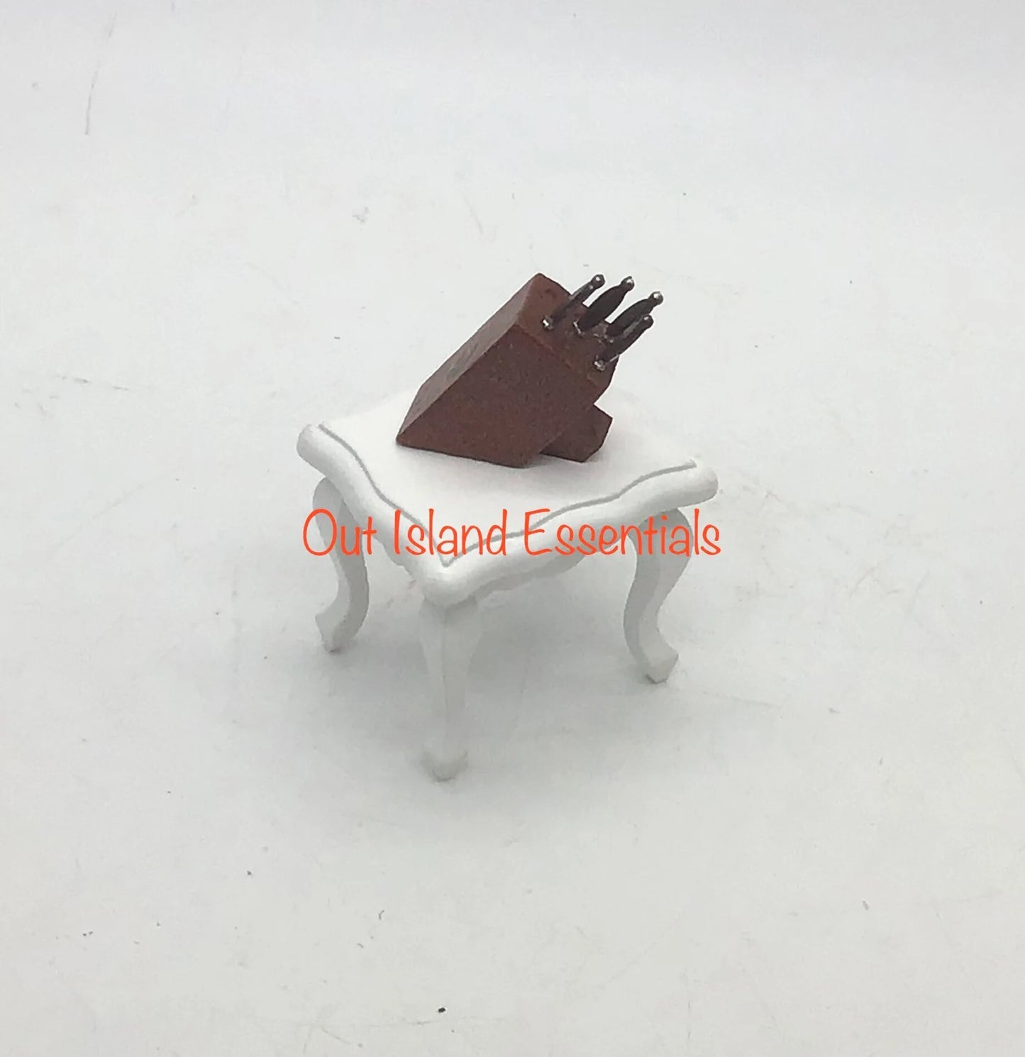 Miniature Knife Block I Dollhouse Knives I 1:12 Scale
