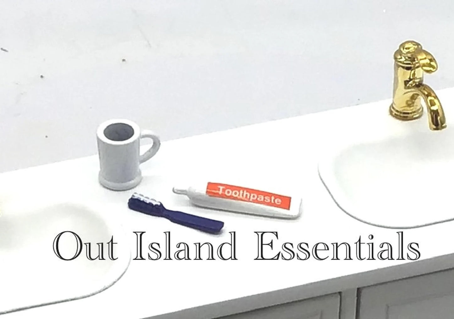 Miniature Toothpaste I Miniature Dollhouse Toothpaste I 1:12 Scale
