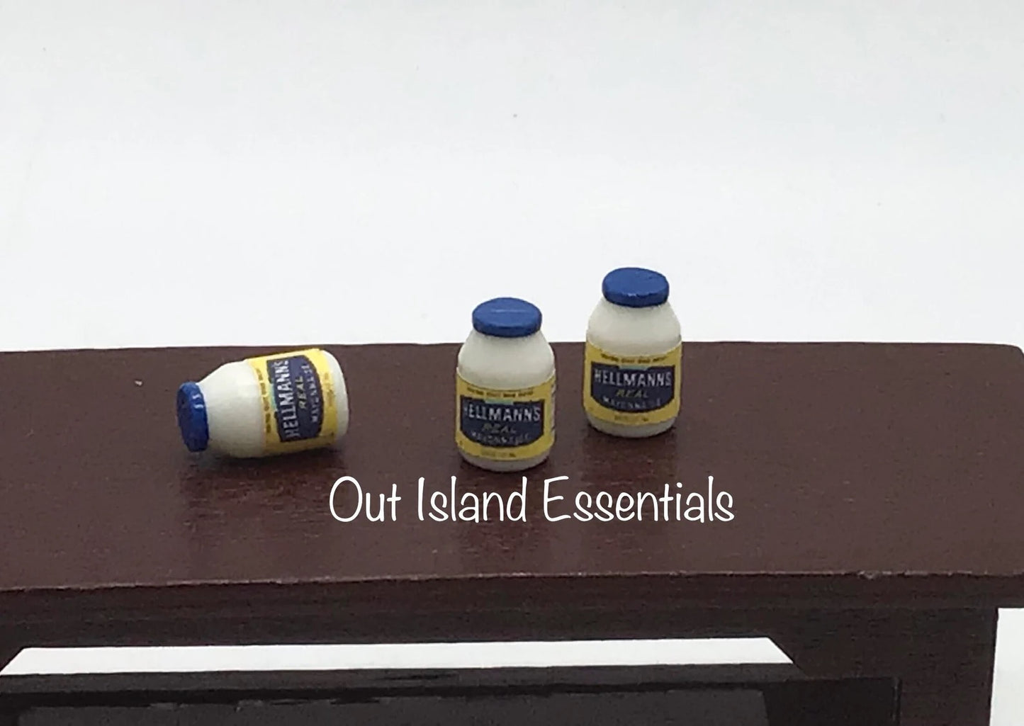 Miniature Condiments I Miniature Dollhouse Food Essentials I Miniature Dollhouse Food I 1:12 Scale
