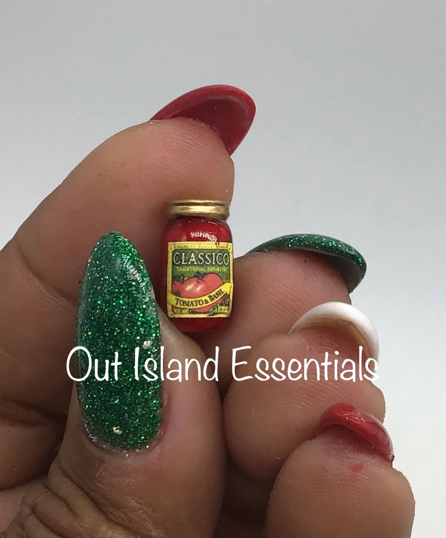 Miniature Condiments I Miniature Dollhouse Food Essentials I Miniature Dollhouse Food I 1:12 Scale