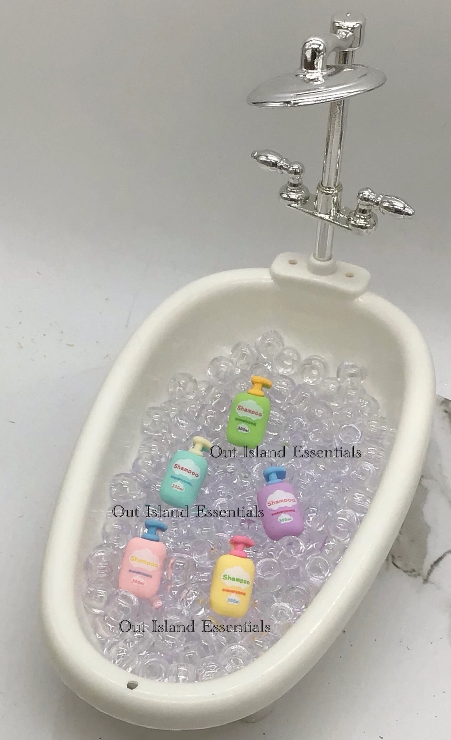 Miniature Shampoo I Miniature 1:12 Scale Bathroom Accessories I Miniature 1 12 Scale Shampoo Or Scrungie