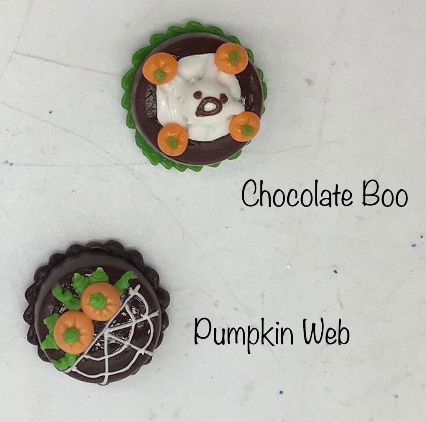 Miniature Halloween Cakes I Miniature Dollhouse Fall Cakes I Miniature Dollhouse Halloween Decorated Cake I 1:12 Scale Dollhouse Accessories