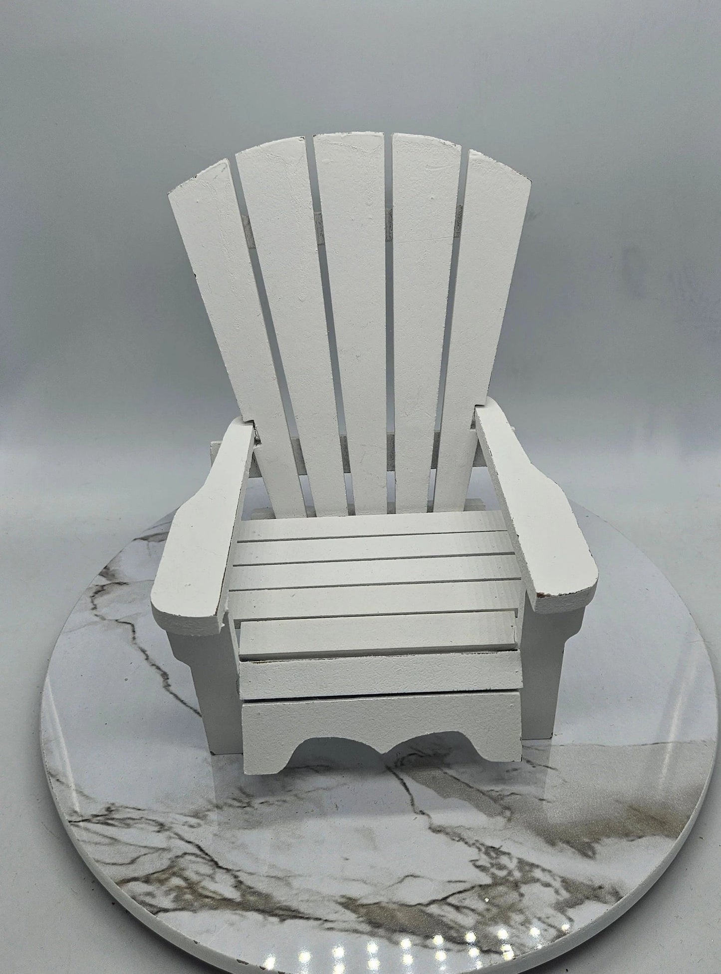 Aqua Or White Centerpiece Adirondack Chair | Coastal Beach Decor | Table Top Decor | Adirondack Chair