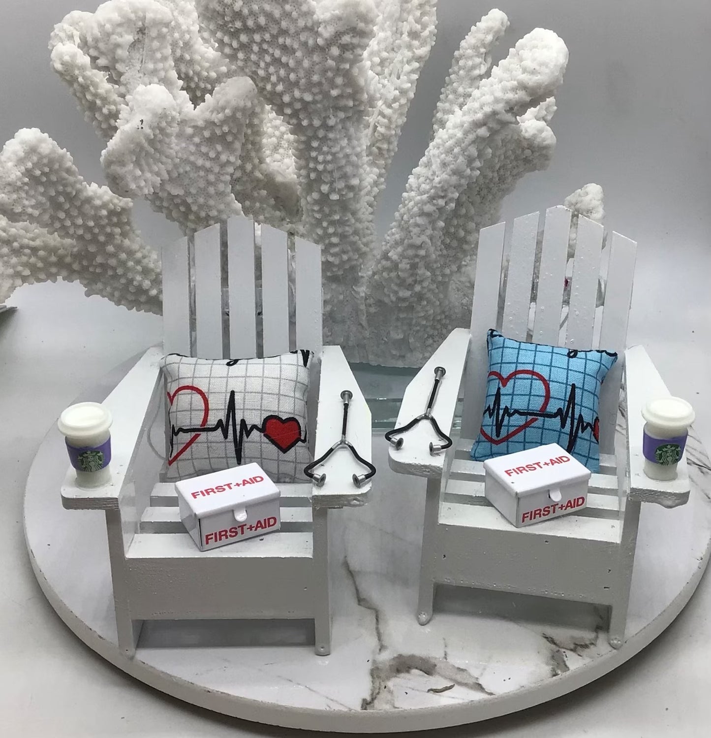 Doctor Or Nurse Christmas Ornament | Coastal Christmas For Medical Professionals | Handmade Doctor Or Nurse Christmas Ornaments