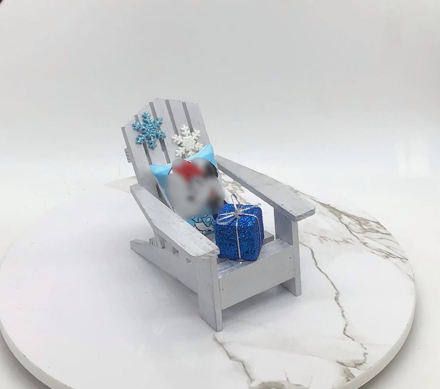 Home For Christmas Beach Ornament | Happiest Place On Earth Christmas Ornament | Adirondack Beach Chair Christmas Ornament