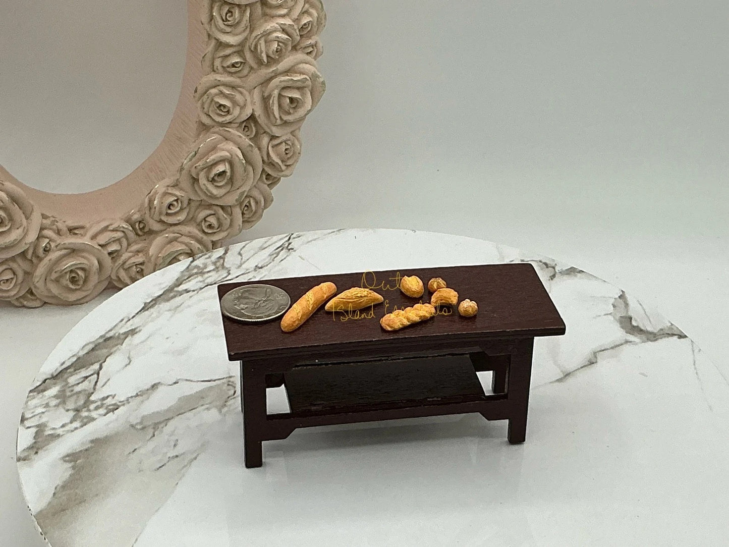Assorted Dollhouse Bread | 7 Pc Miniature Doll Bread | Miniature Dollhouse Bakery 1:12 Scale