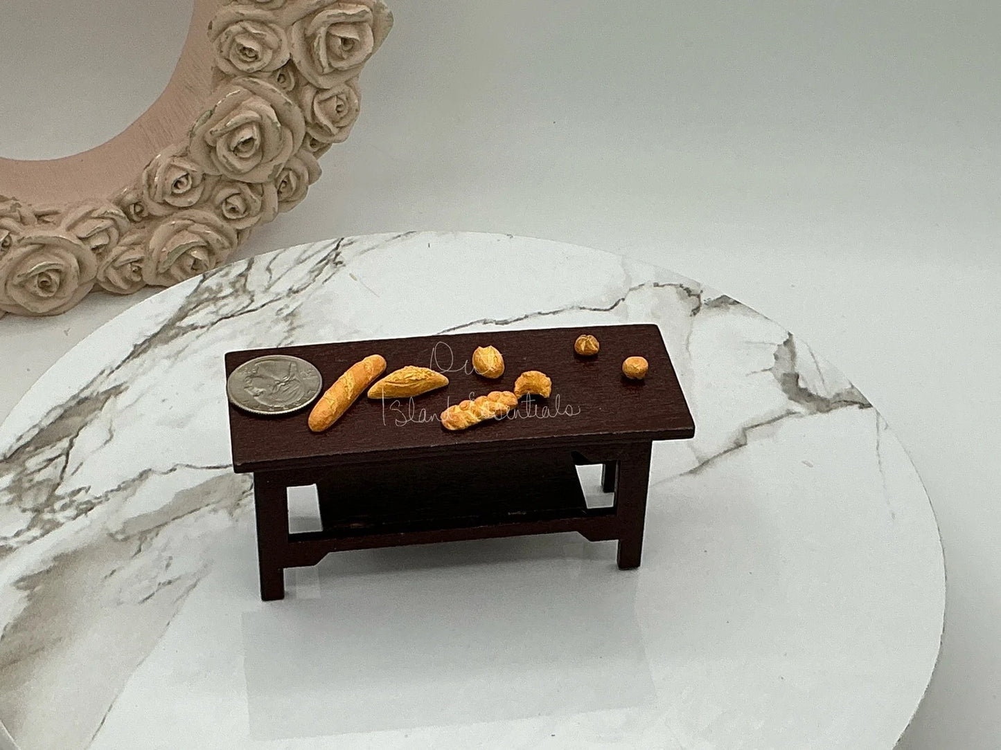 Assorted Dollhouse Bread | 7 Pc Miniature Doll Bread | Miniature Dollhouse Bakery 1:12 Scale