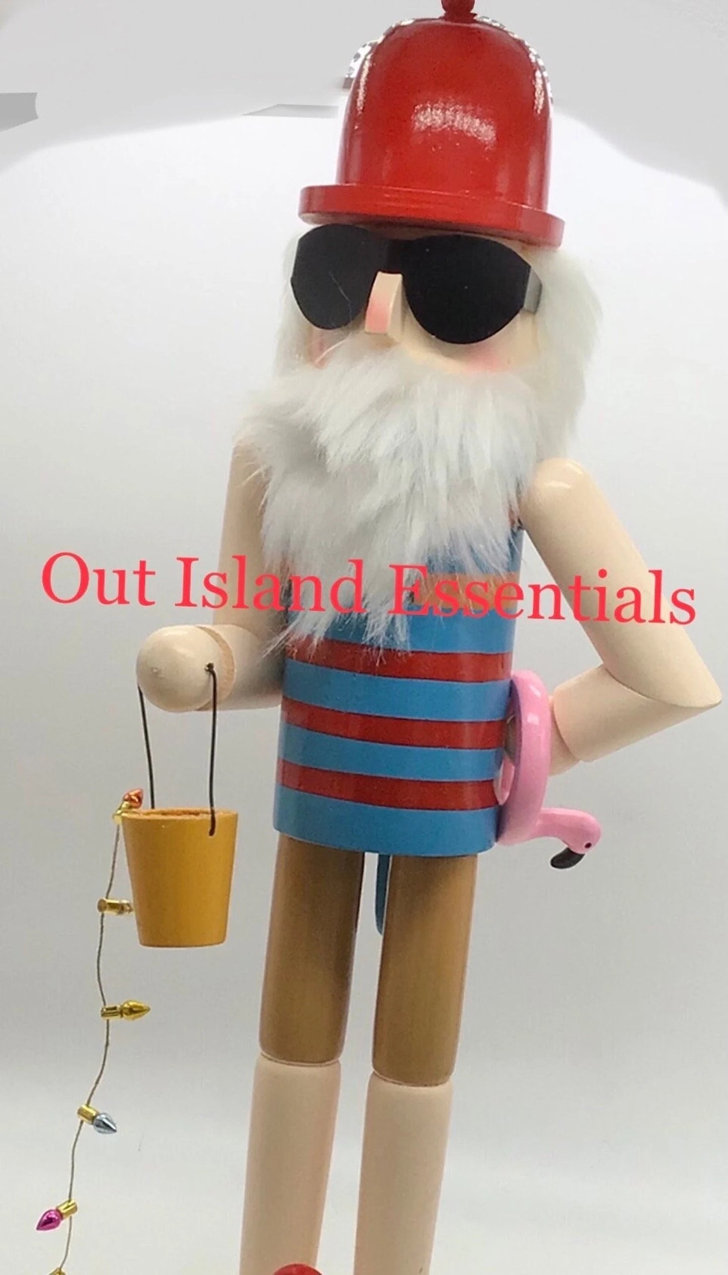 Coastal Nutcracker | Gone Beaching Nutcracker Christmas Statue | Coastal Christmas Nutcracker