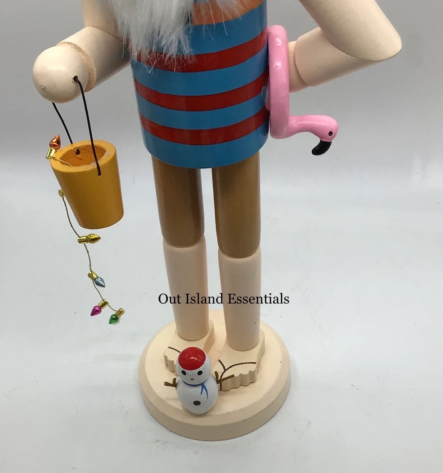 Coastal Nutcracker | Gone Beaching Nutcracker Christmas Statue | Coastal Christmas Nutcracker