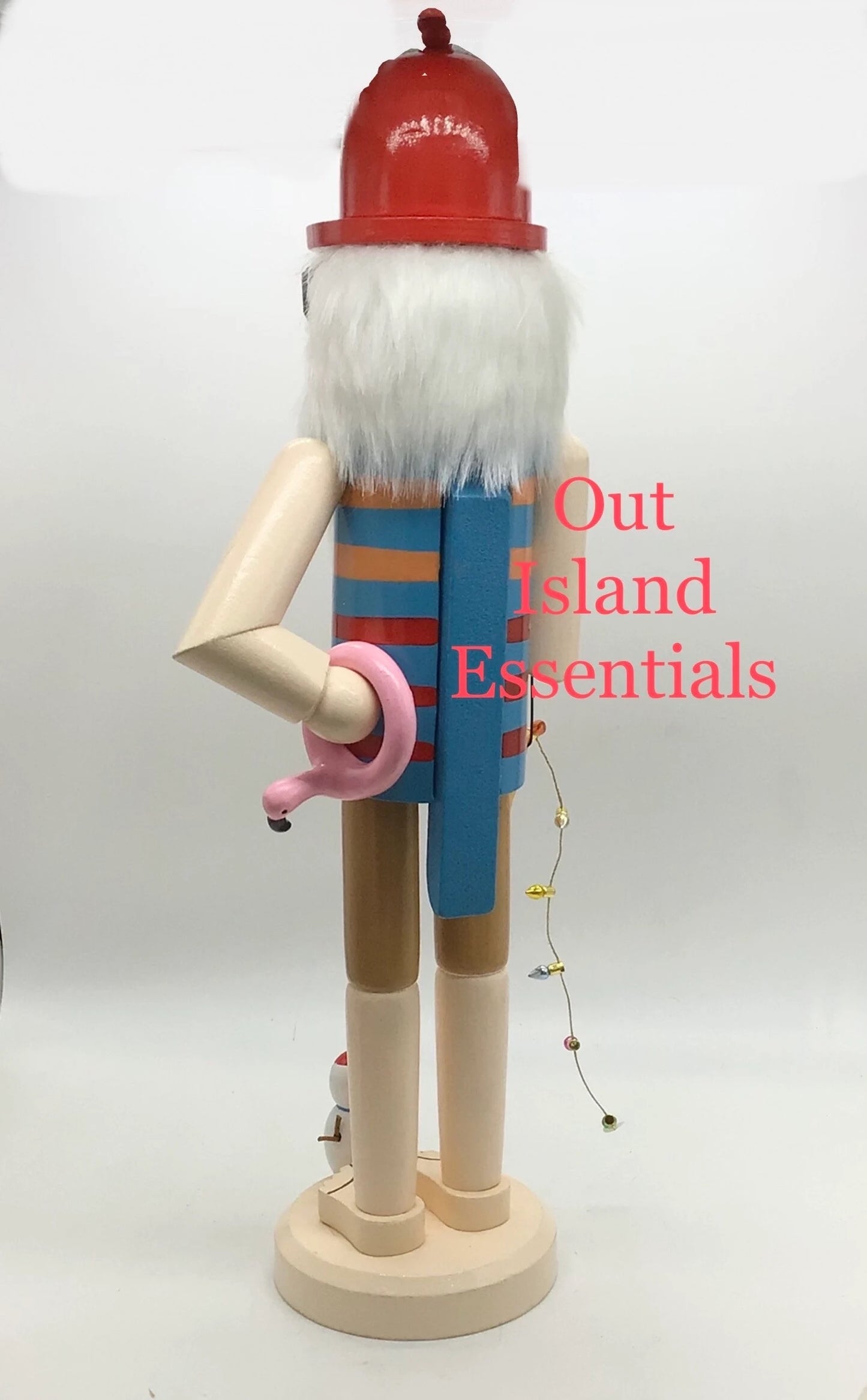 Coastal Nutcracker | Gone Beaching Nutcracker Christmas Statue | Coastal Christmas Nutcracker