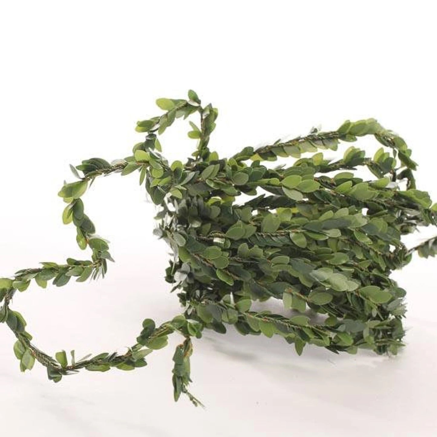 Dollhouse Miniature Baby Boxwood Garland | Select Your Length Garland | Wired Boxwood Garland