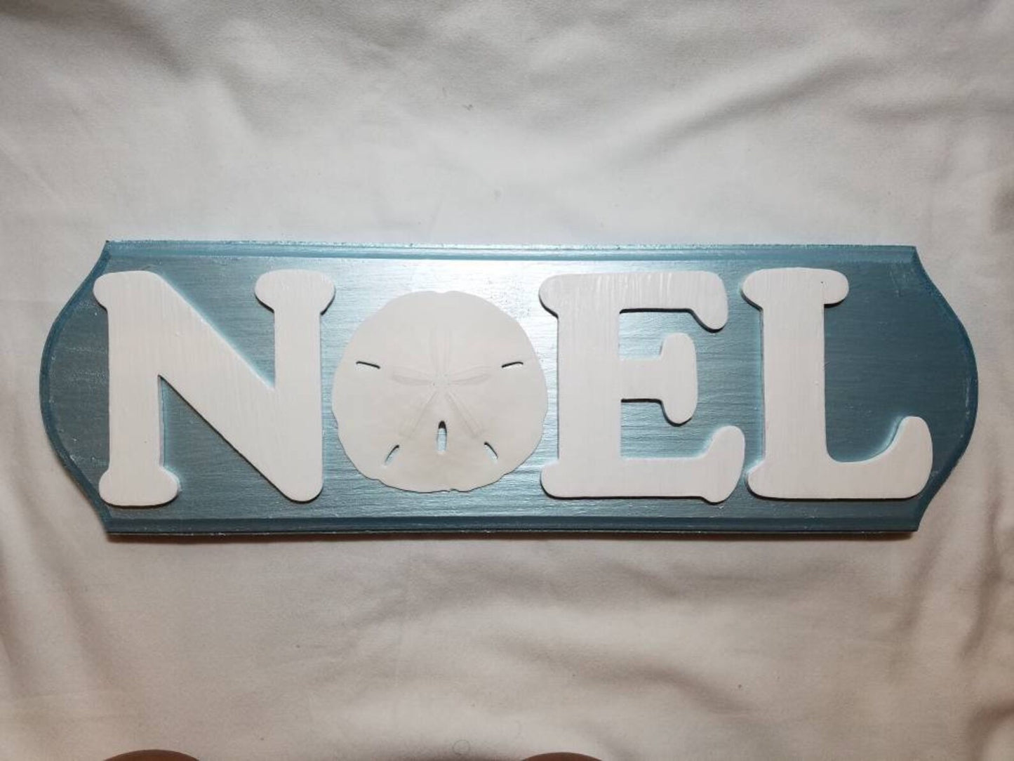 Noel Beach Sign I Coastal Christmas Shell Signs I Christmas Sand Dollars I Sand Dollar Christmas Decorations