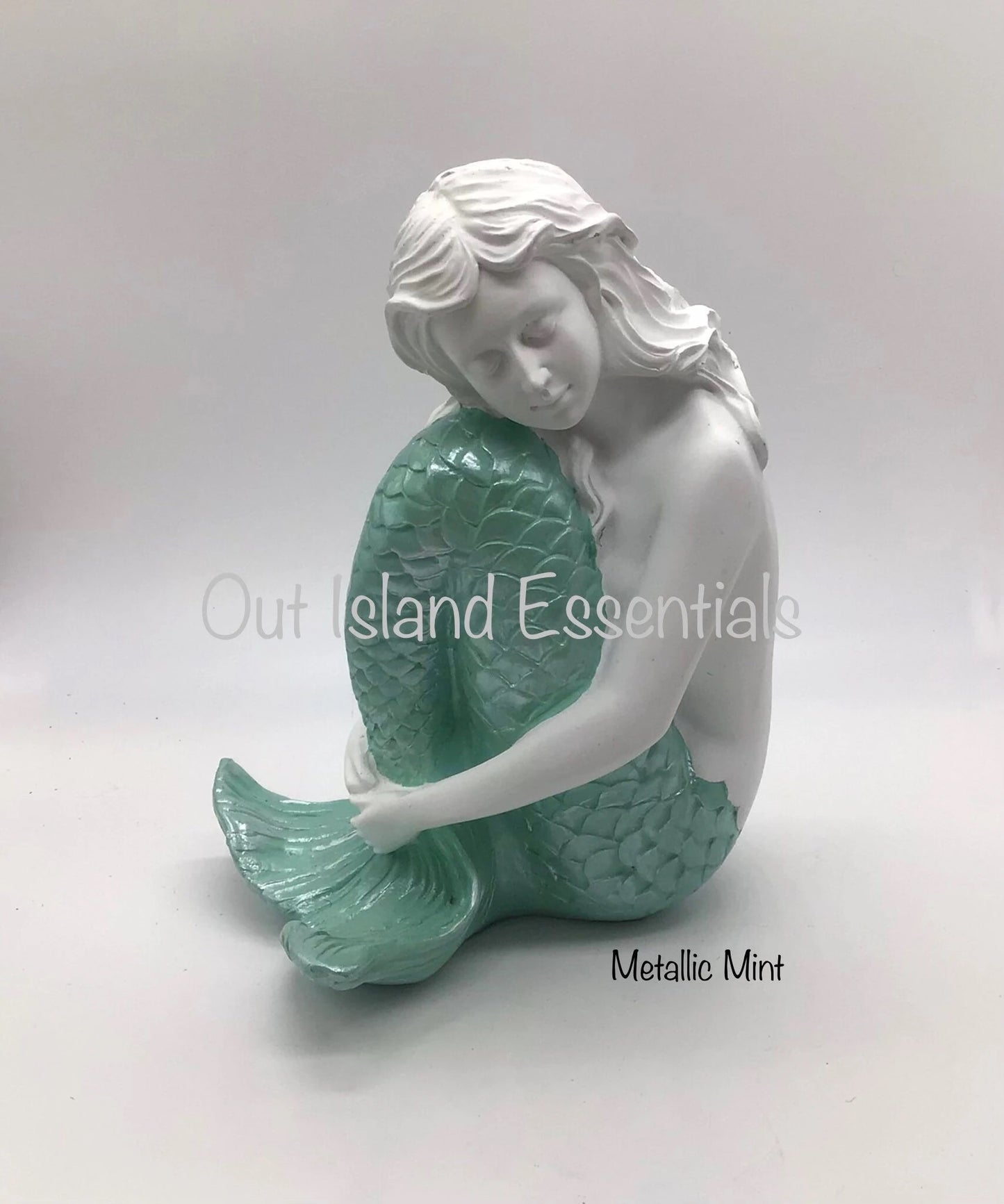 Mermaid Statue | Mermaid Decoration | Rustic Mermaid | Relaxing Mermaid | Little Mermaid I Mermaid Decor
