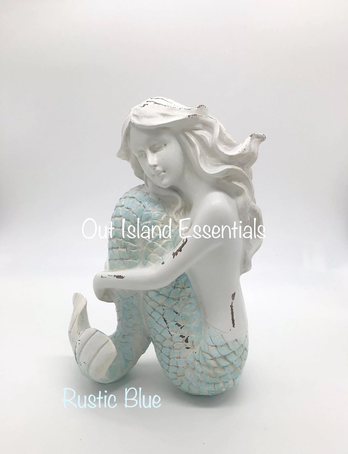 Mermaid Statue | Mermaid Decoration | Rustic Mermaid | Relaxing Mermaid | Little Mermaid I Mermaid Decor