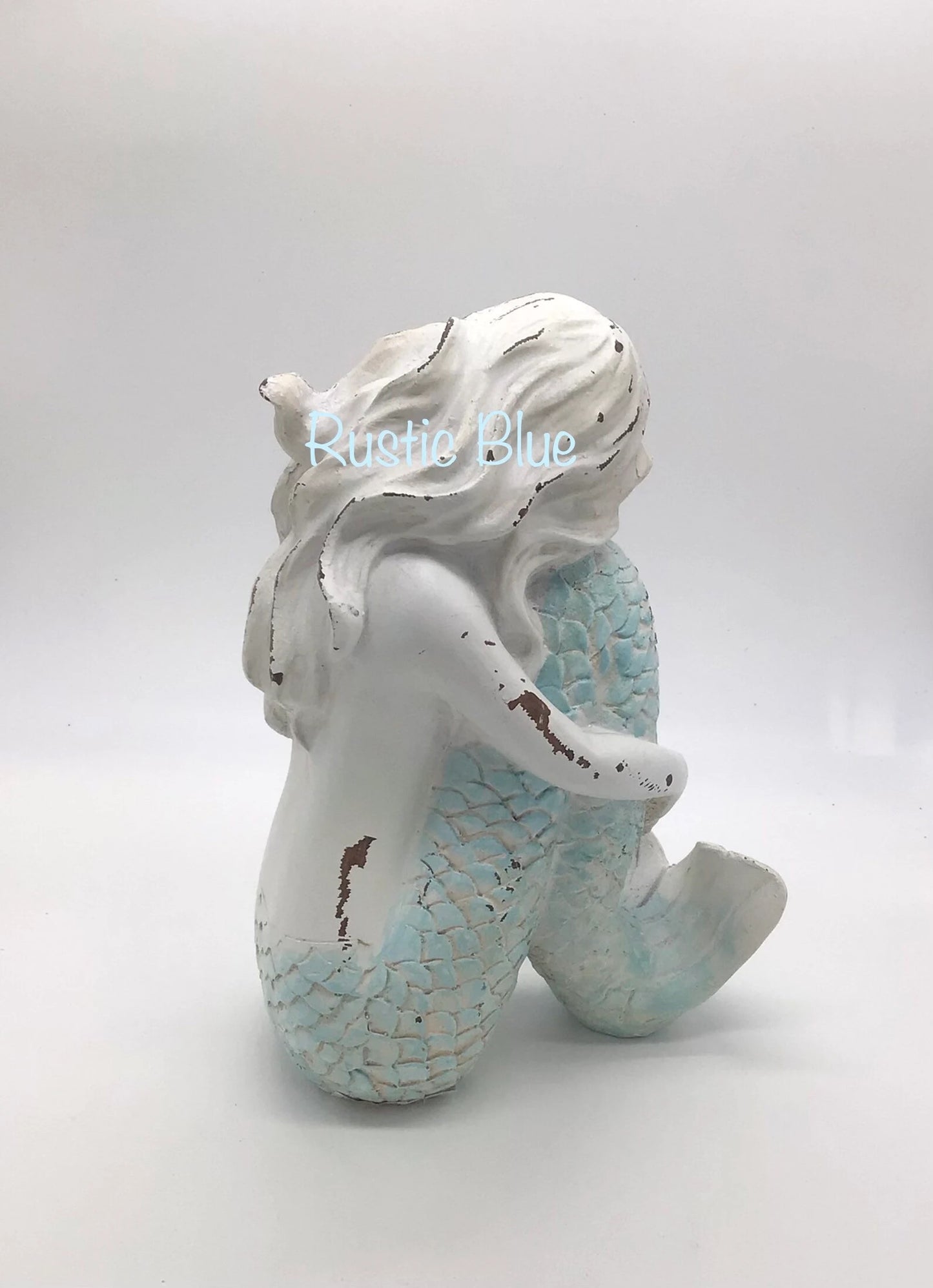 Mermaid Statue | Mermaid Decoration | Rustic Mermaid | Relaxing Mermaid | Little Mermaid I Mermaid Decor