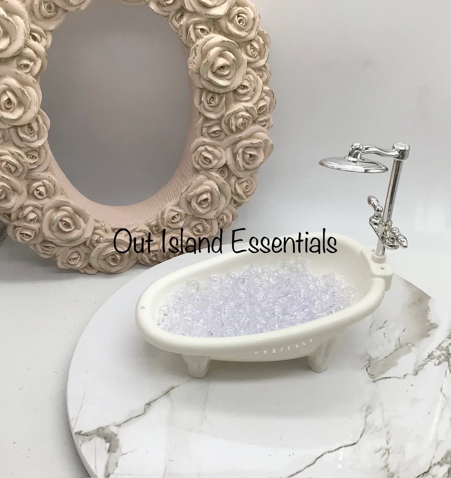 NEW Miniature Bathtub I Dollhouse Miniature Bathtub I Miniature White Bathtub