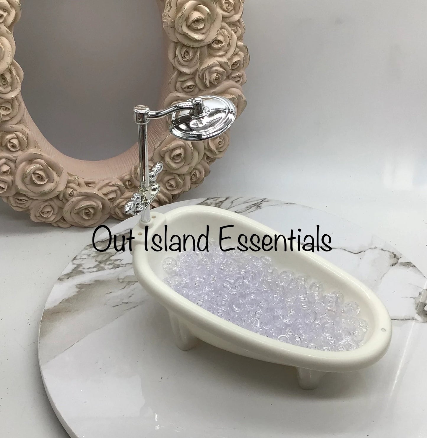 NEW Miniature Bathtub I Dollhouse Miniature Bathtub I Miniature White Bathtub
