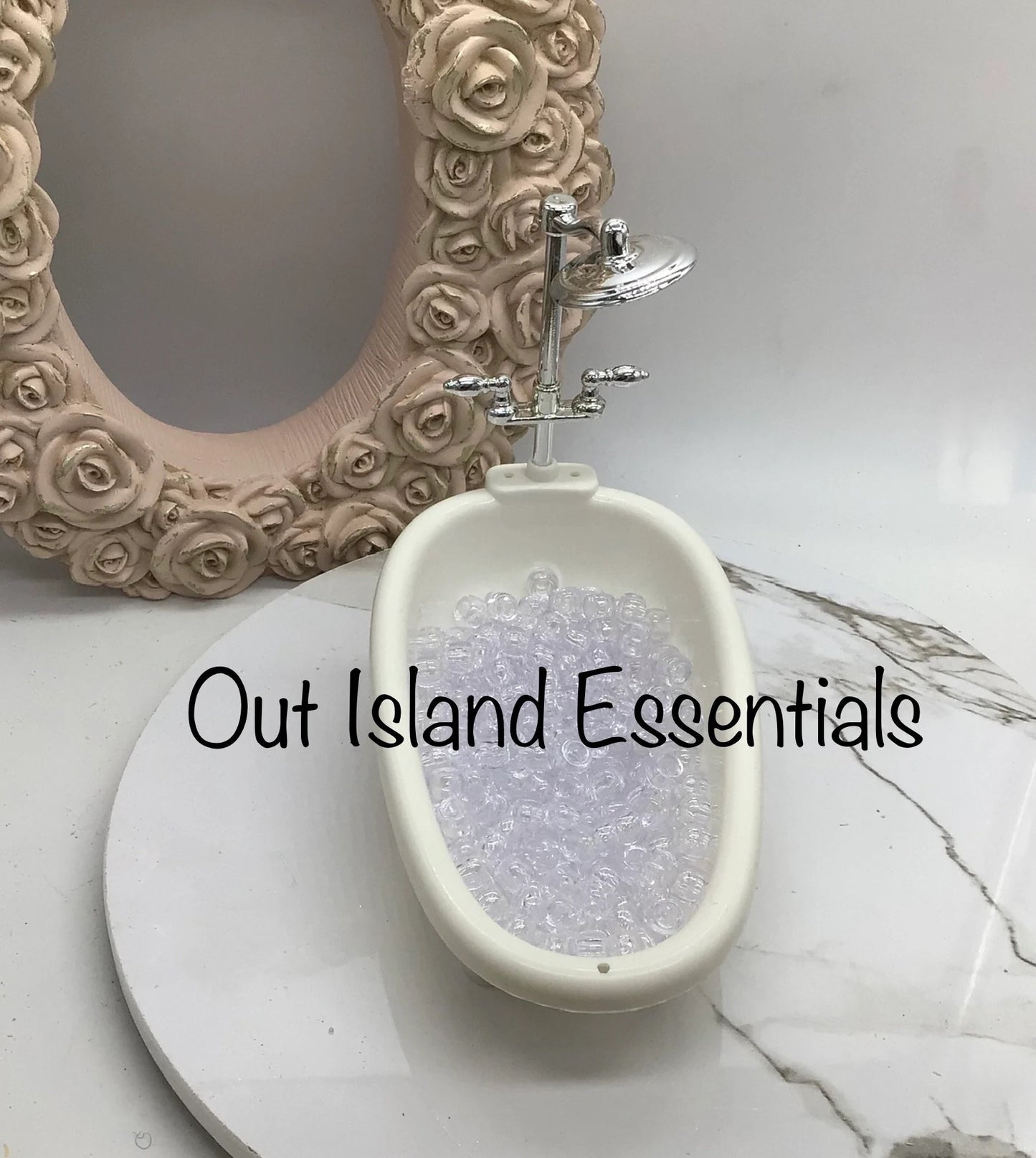 NEW Miniature Bathtub I Dollhouse Miniature Bathtub I Miniature White Bathtub