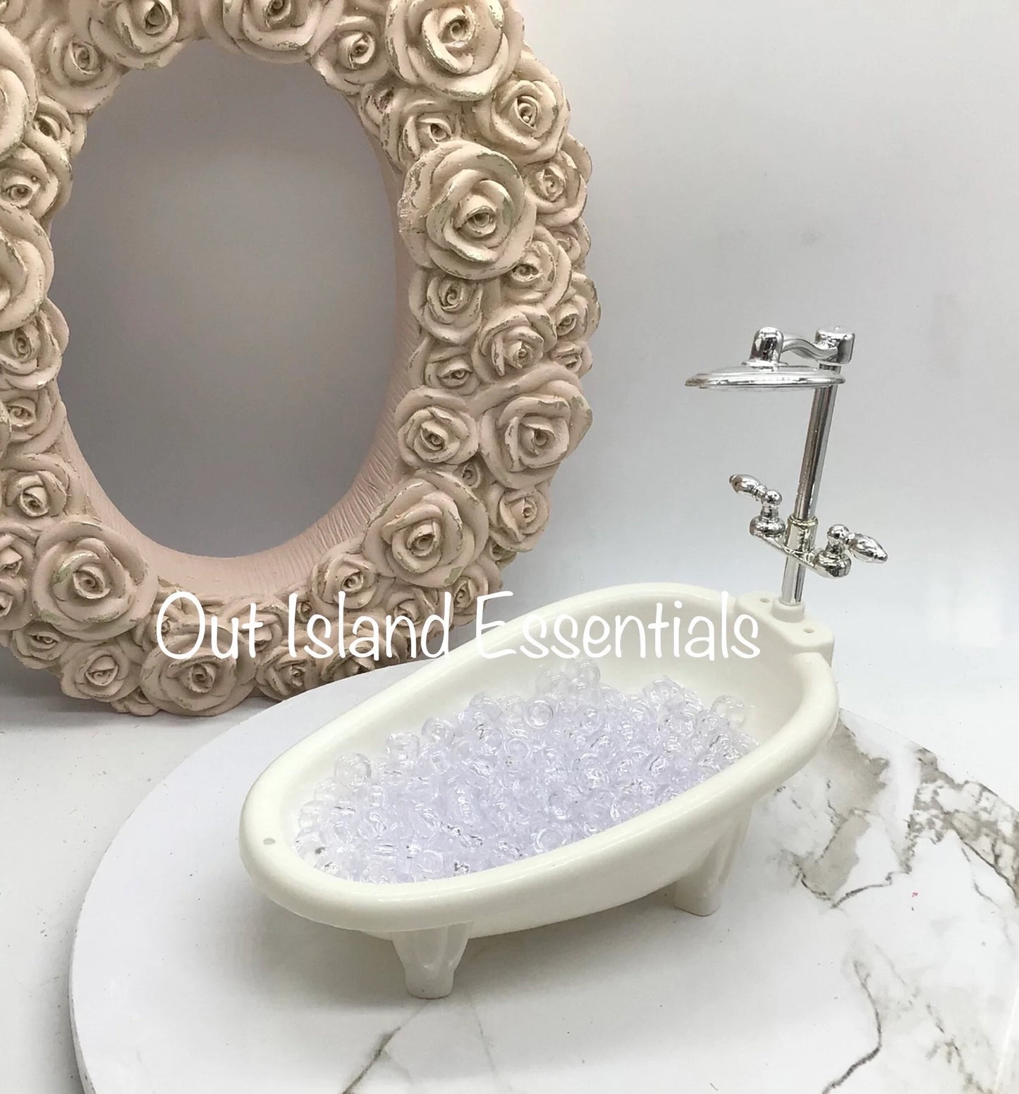 NEW Miniature Bathtub I Dollhouse Miniature Bathtub I Miniature White Bathtub