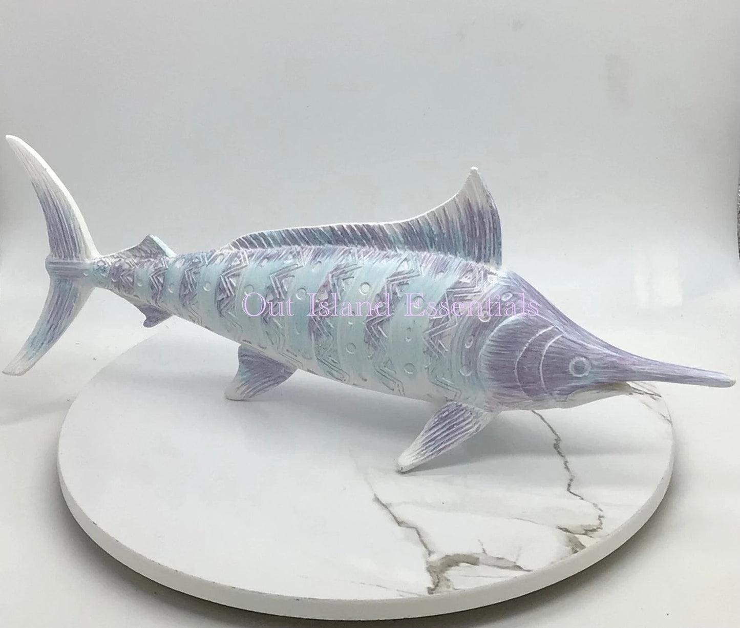 What A Fish | Swordfish Decoration | Relaxing Calming Swordfish | Coastal Decor | Stunning Fish Statue I Resin Carved Swordfish