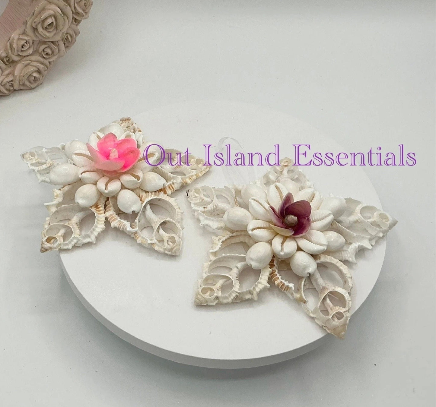 Seashell Snowflake, White Snowflake, Seashell Ornament, Shell Christmas Ornament, Seashell Snowflake Christmas Ornament, Bursa Snowflake