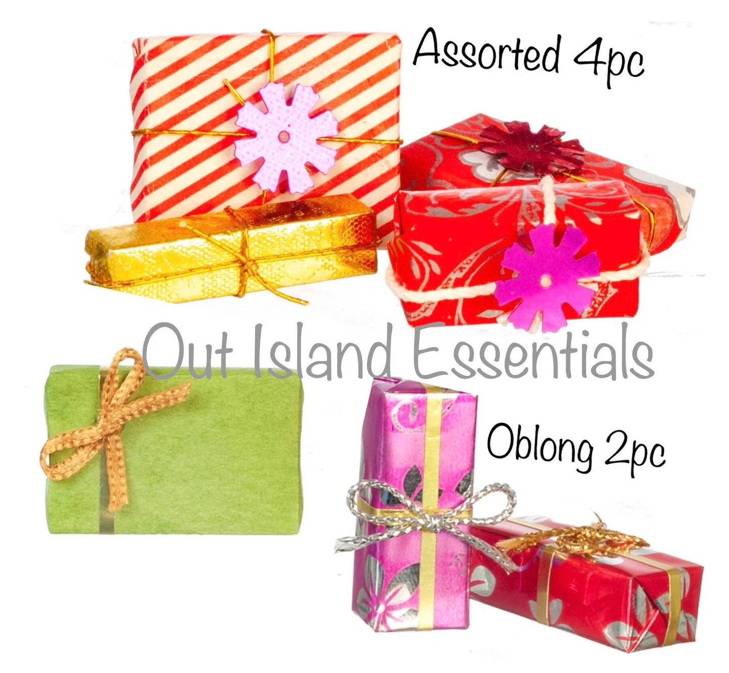 Assorted Dollhouse Miniature Christmas Gifts 1:12 Scale Miniature Doll Gifts