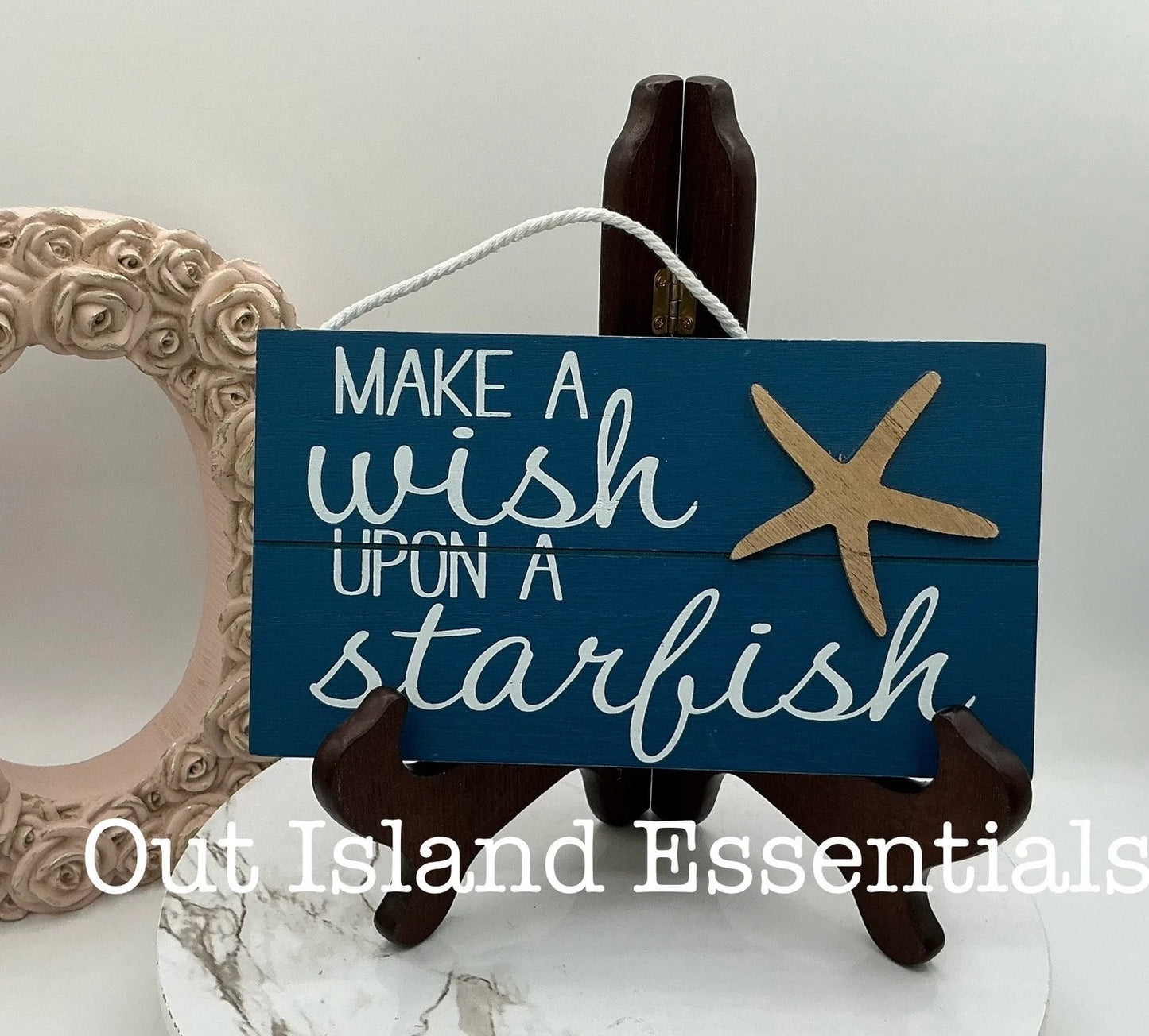 Starfish Beach Sign Make A Wish Upon A Starfish Beach Sign