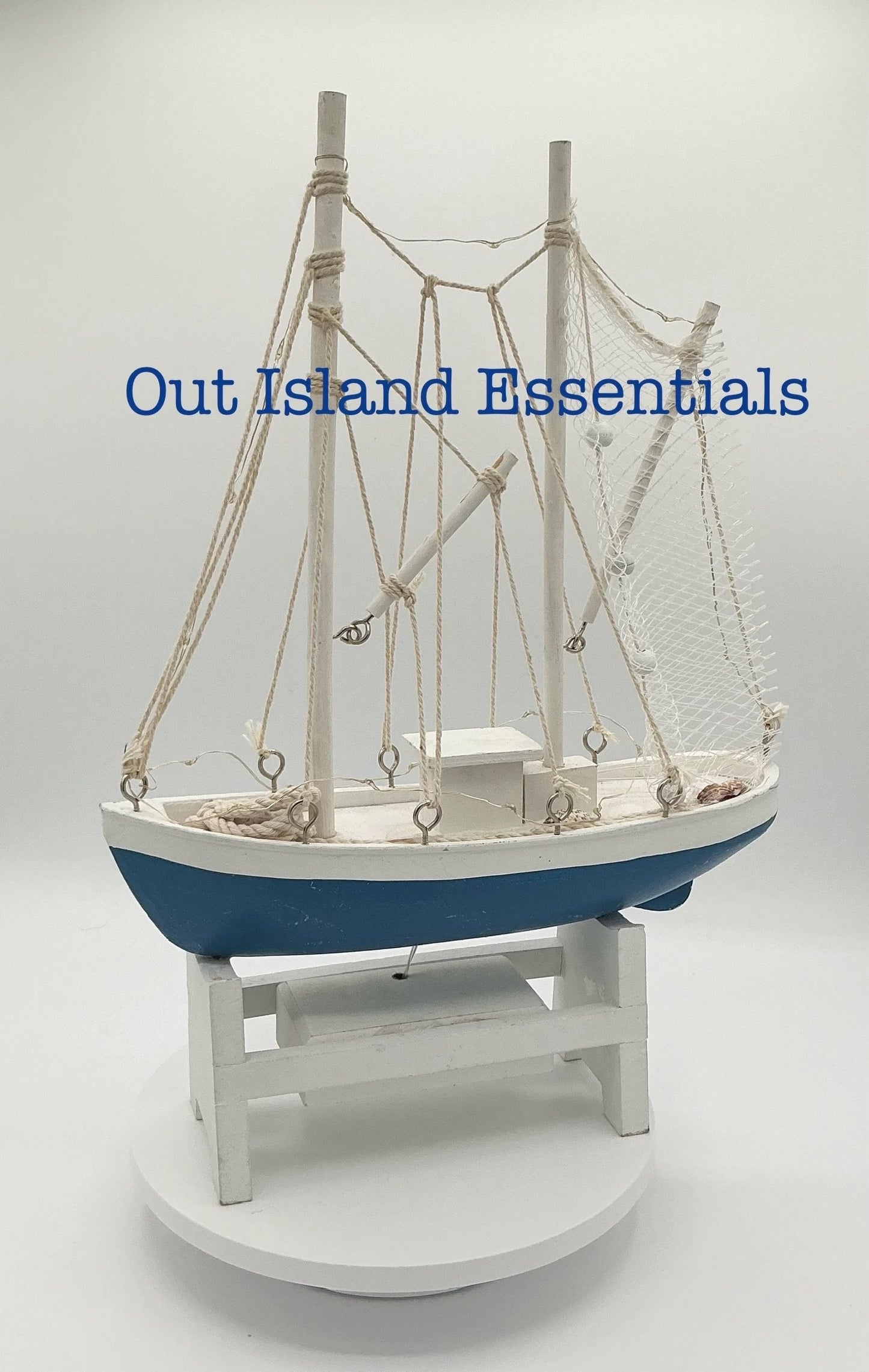 Sailboat Replica Stunning Lighted Boat Replica Coastal Shelf Display Sail Boat