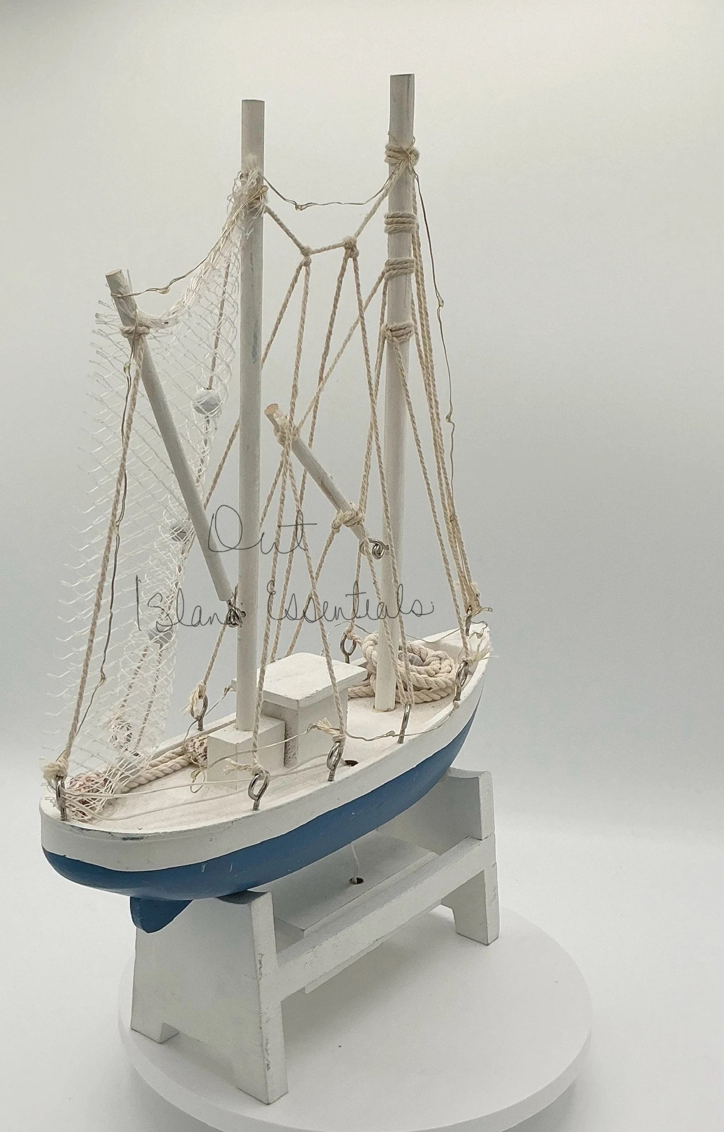Sailboat Replica Stunning Lighted Boat Replica Coastal Shelf Display Sail Boat