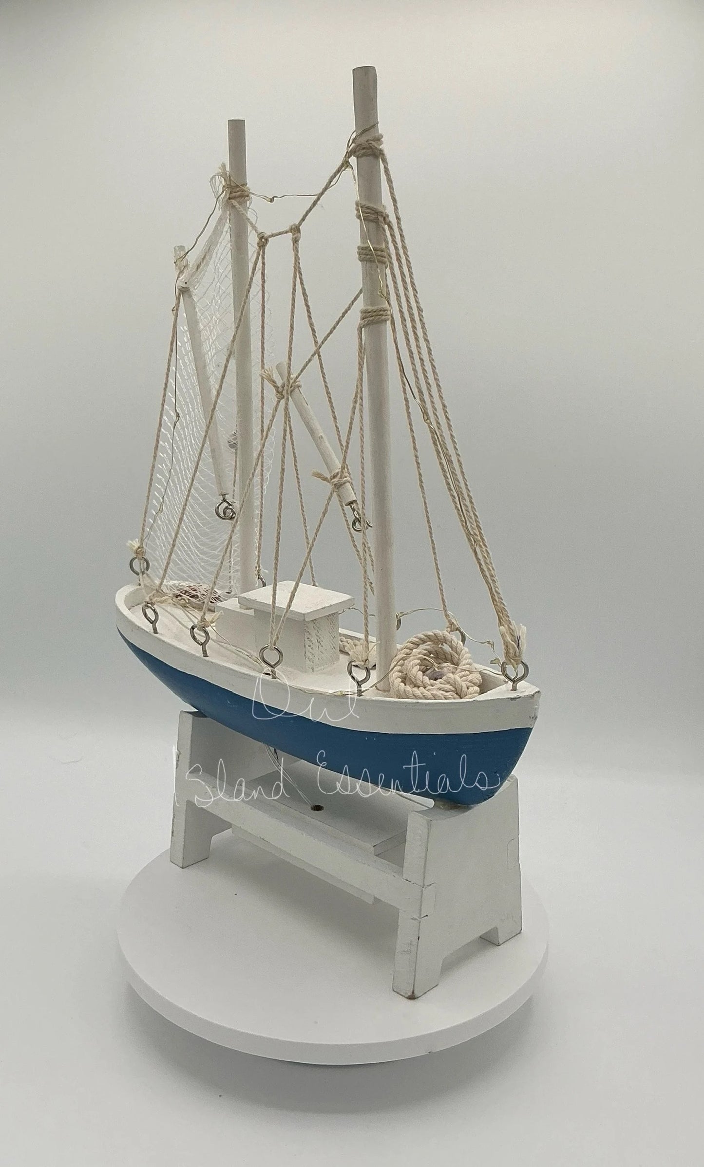 Sailboat Replica Stunning Lighted Boat Replica Coastal Shelf Display Sail Boat