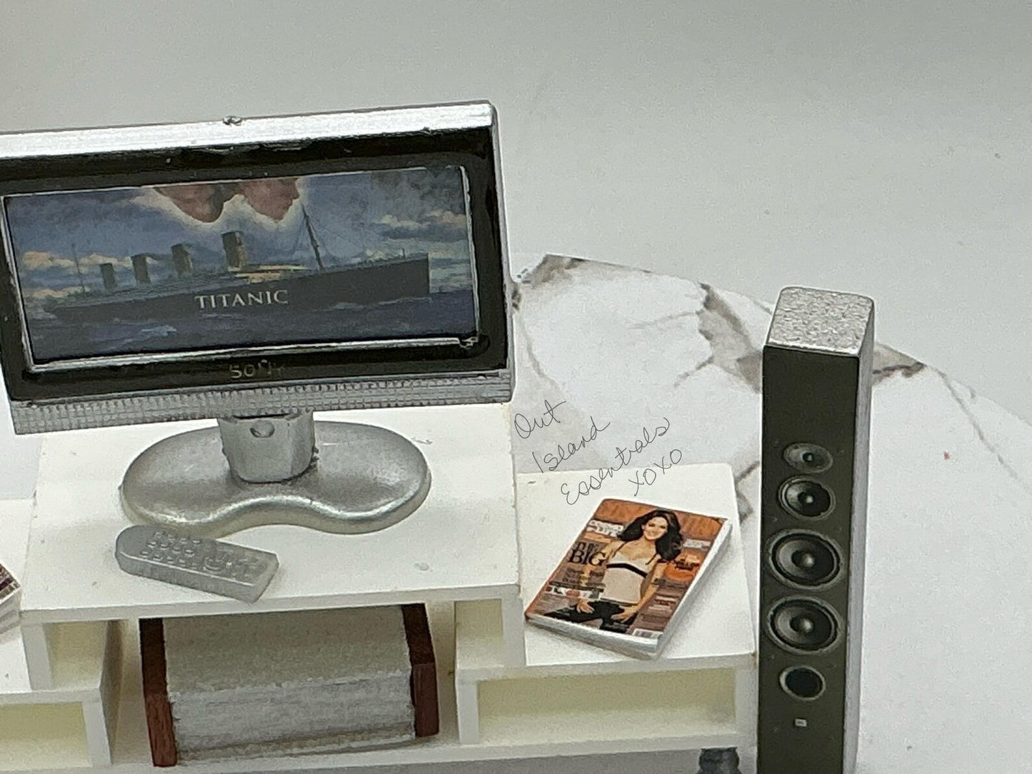 Miniature Home TV Entertainment Cinema Center 1:12 Scale Sound System