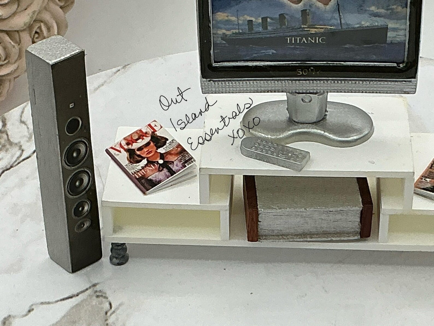 Miniature Home TV Entertainment Cinema Center 1:12 Scale Sound System